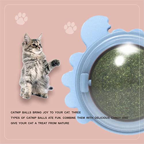 Organic Catnip Balls for Wall & Lick