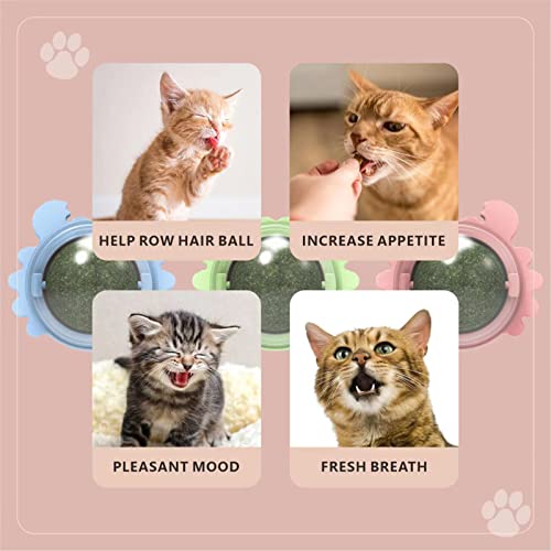 Organic Catnip Balls for Wall & Lick