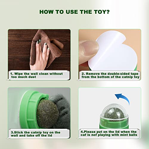 Catnip Wall Toys - 3 Pack