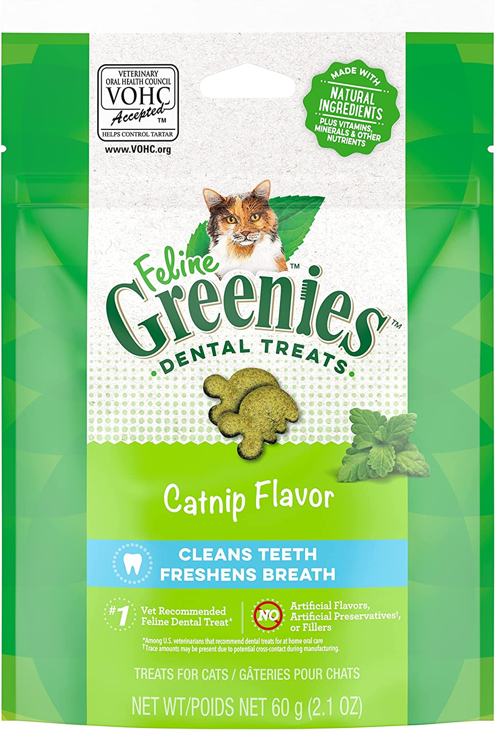 Catnip Flavored Feline Dental Care Treats
