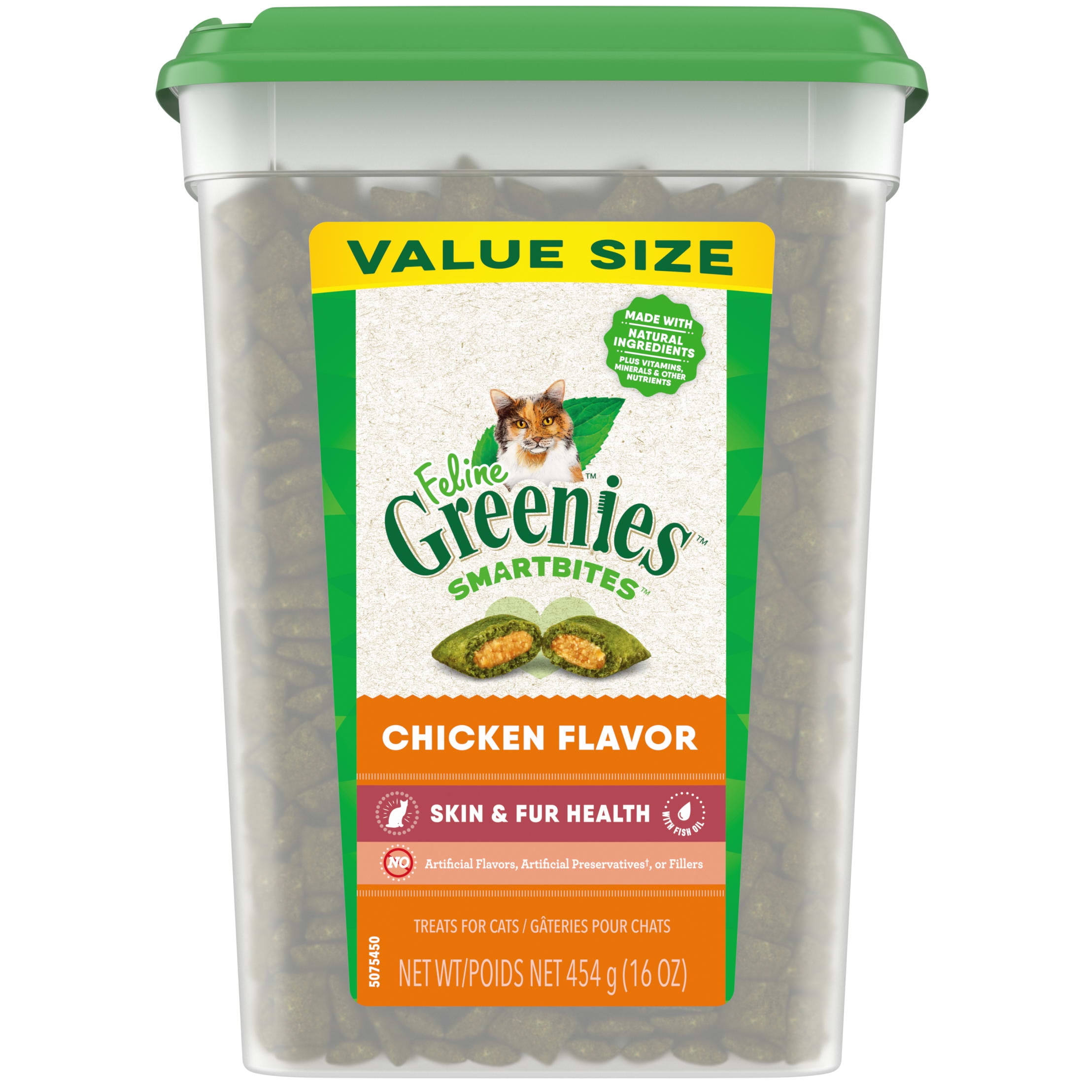16 oz Greenies Chicken Flavor Cat Treats
