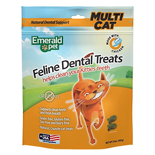 Natural Grain-Free Feline Dental Treats - 32 oz