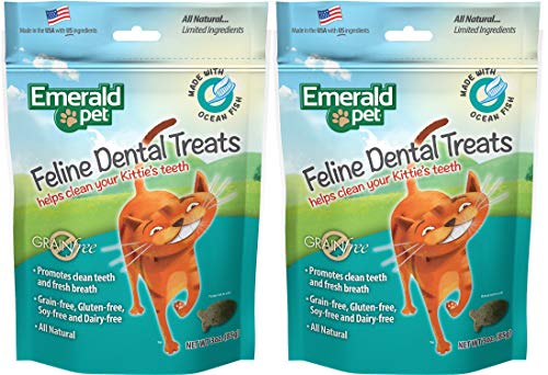 USA Made Feline Dental Treats with Ocean Fish