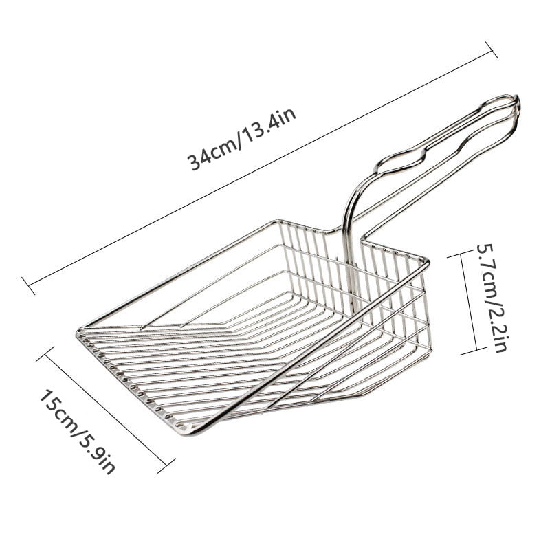 Durable Jumbo Cat Litter Scoop with Ergonomic Handle