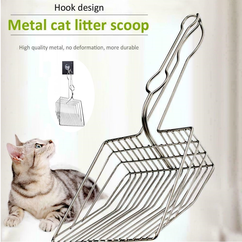 Durable Jumbo Cat Litter Scoop with Ergonomic Handle