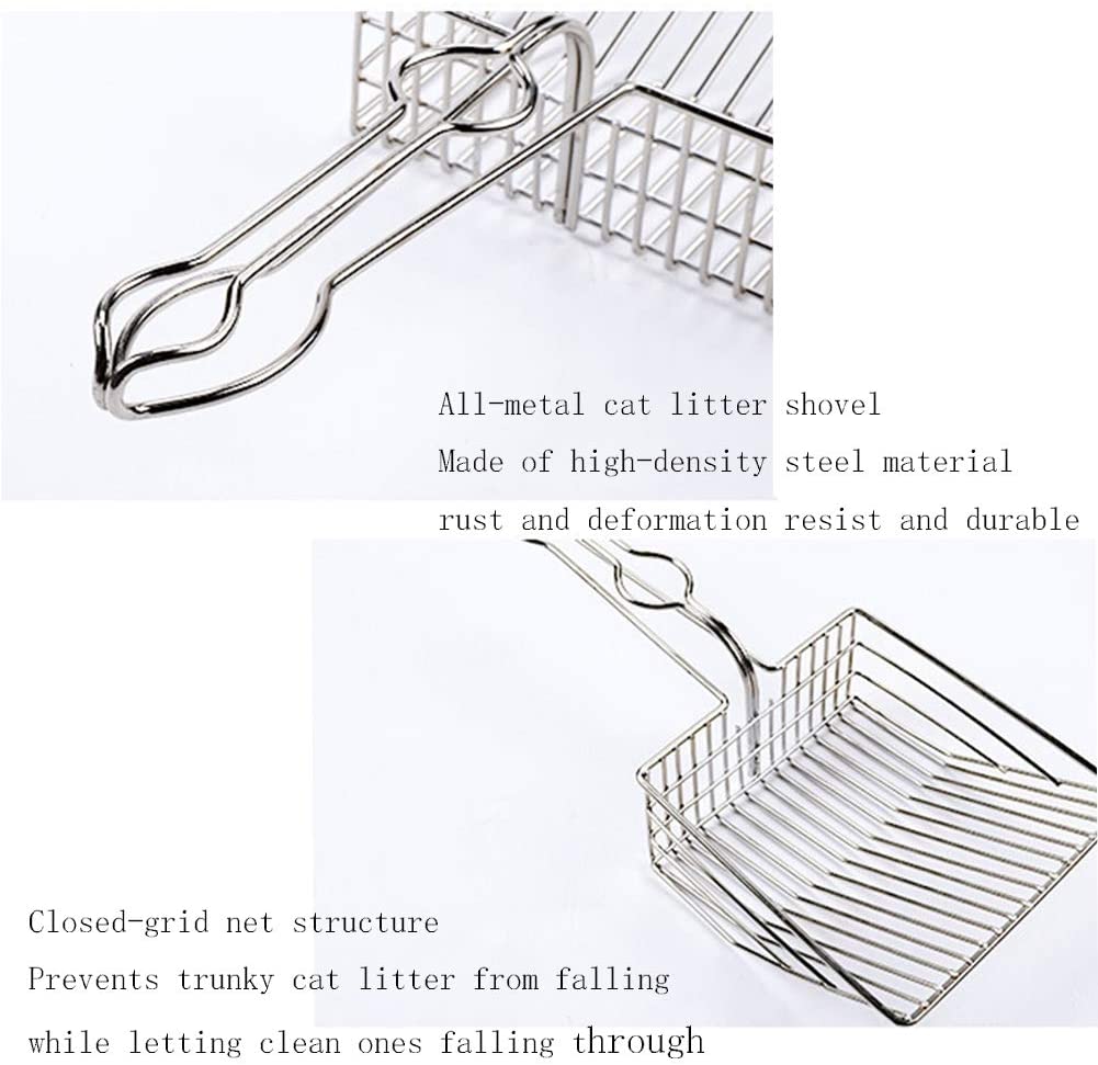 Durable Jumbo Cat Litter Scoop with Ergonomic Handle