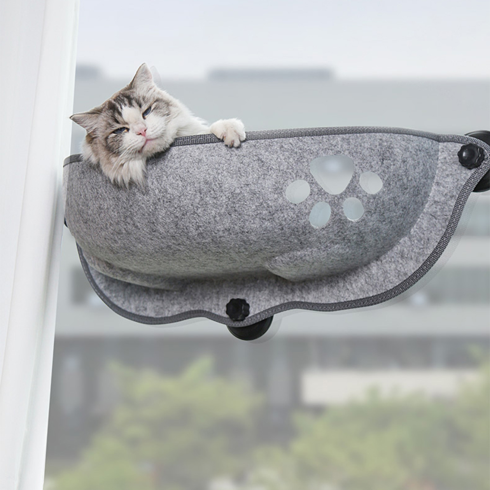 Hanging Cat Window Hammock with Suction Cups