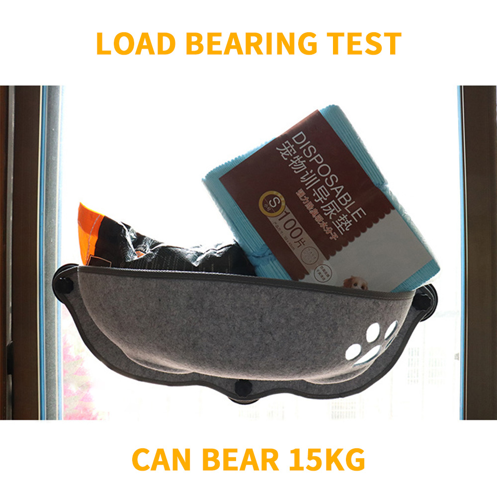 Hanging Cat Window Hammock with Suction Cups