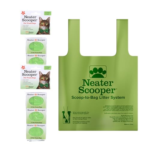 Neater Scooper Cat Litter Refill Bags (90, Green)