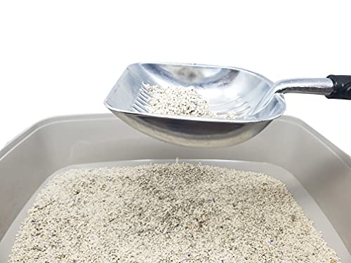 Ergonomic Metal Cat Litter Scoop for All Litter