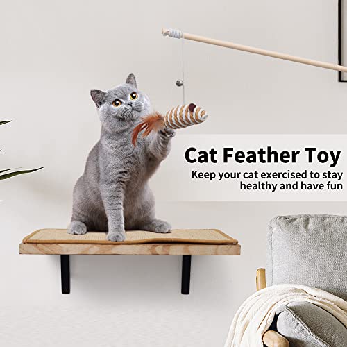 Solid Wood Cat Wall Mounted Furniture