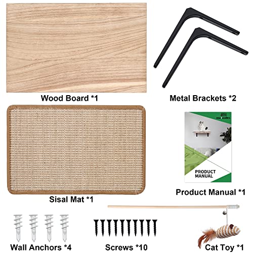 Solid Wood Cat Wall Mounted Furniture