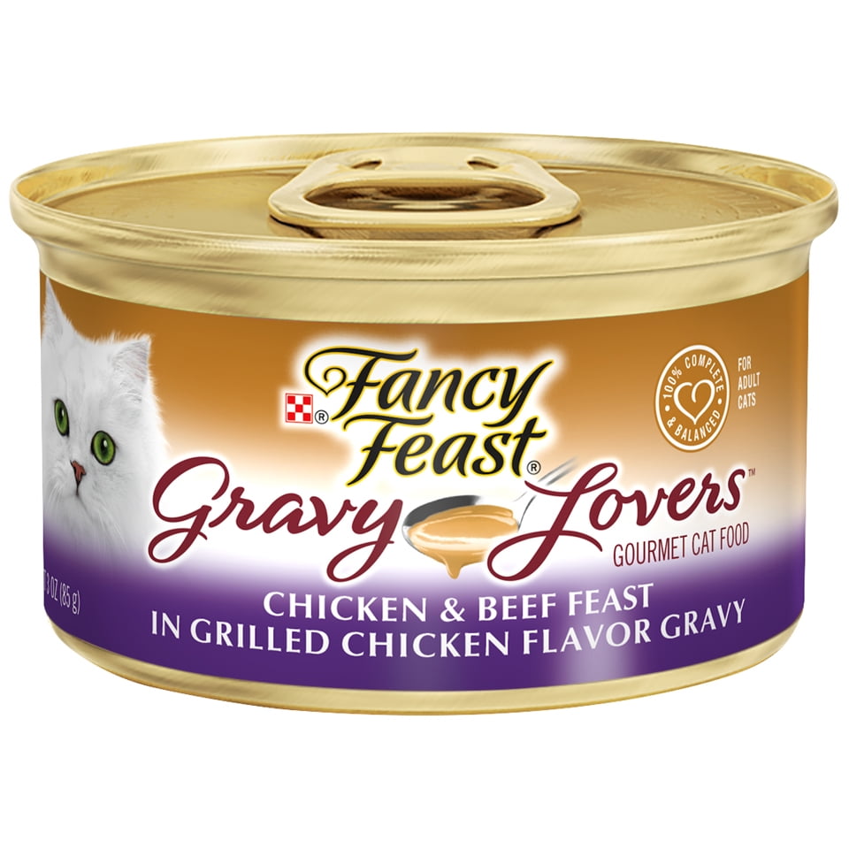Chicken & Beef Gravy Wet Cat Food