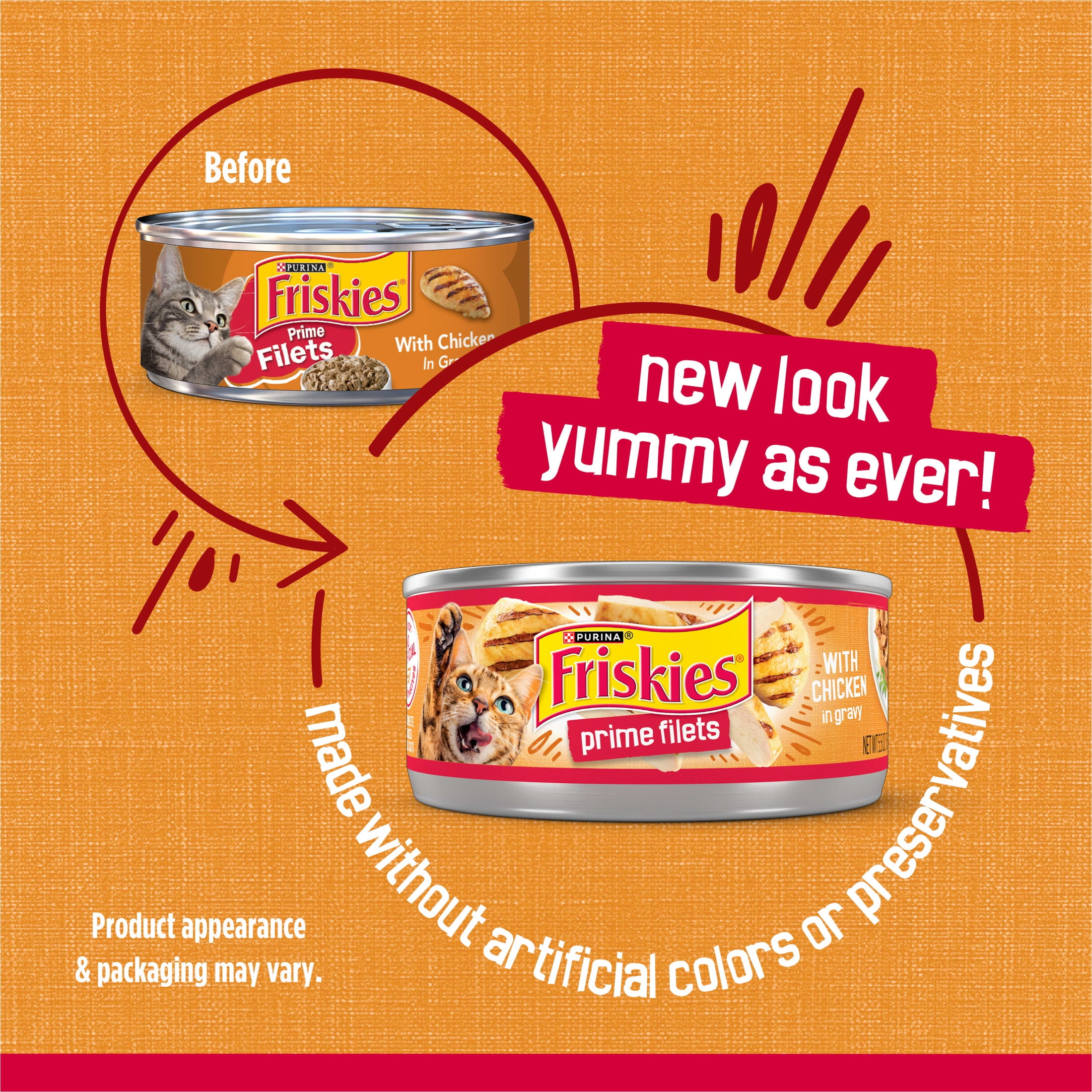 Friskies Chicken Filets Wet Cat Food, 5.5oz