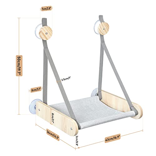 Large Window Mounted Cat Perch and Bed