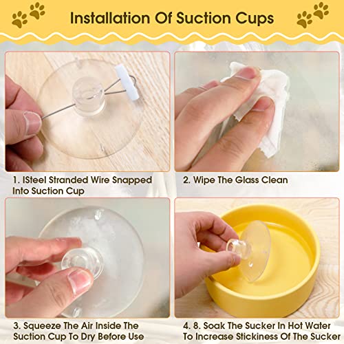 360° Cat Window Hammock for Sunbathing