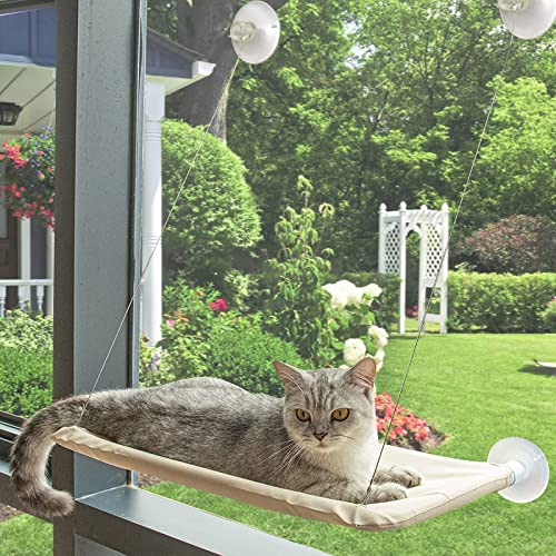 360° Cat Window Hammock for Sunbathing