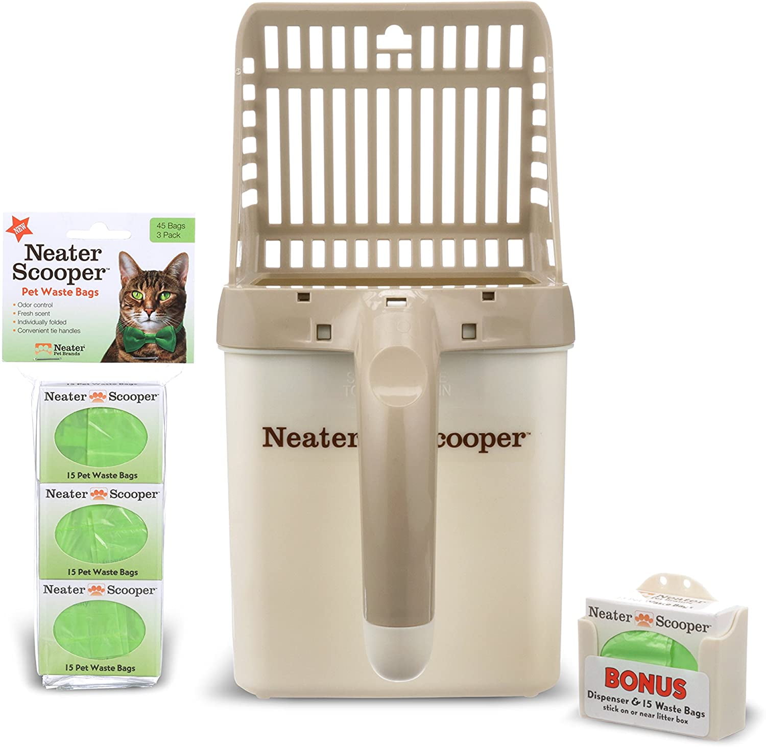 Neater Scooper with Waste Container & Bags