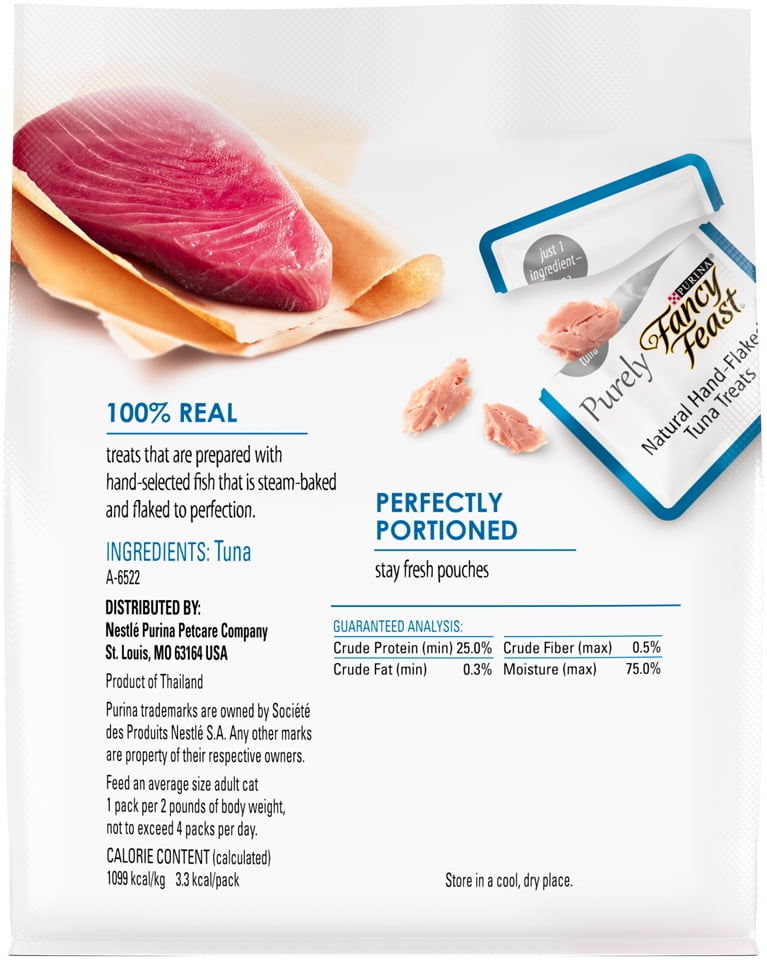 Fancy Feast Tuna Cat Treats - 50 Pouches