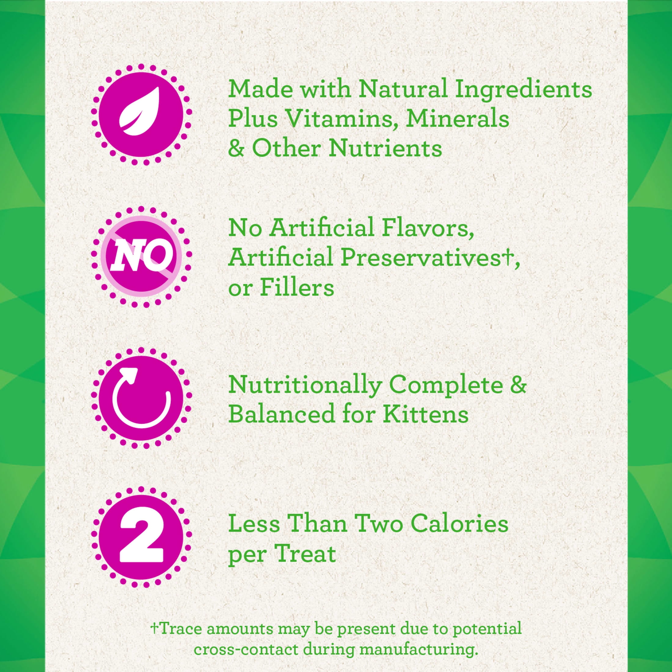 Kitten Smartbites Chicken Flavored Cat Treats, 2.1oz