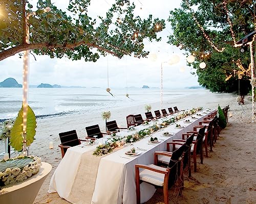 10 Pack White Tablecloth 60x126 Inch for Events