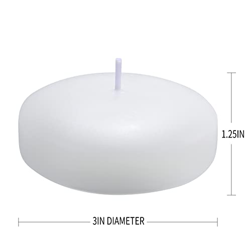 36 White Floating Candles - Perfect for Events