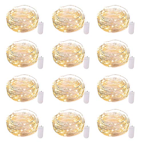 12 pack battery operated LED fairy lights for events