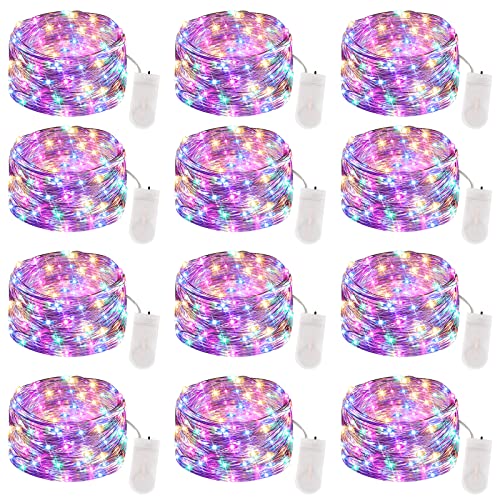 12 Pack Waterproof Fairy Lights for Weddings and Events