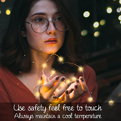 7Ft 20LED Warm White Fairy Lights for Weddings