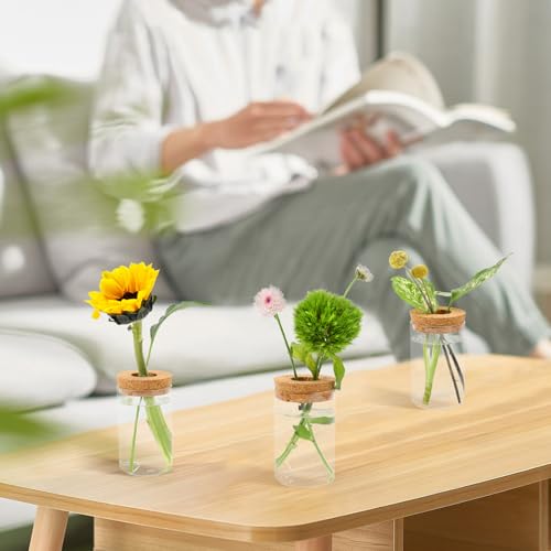 Pechaut Propagation Station for Plant Growth, Ideal Gifts for Women, Enhances Home Dcor, Ideal Indoor Centerpiece for Plant Lovers, Brown