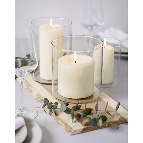 Ivory Pillar Candles Set of 20 - Weddings, Parties