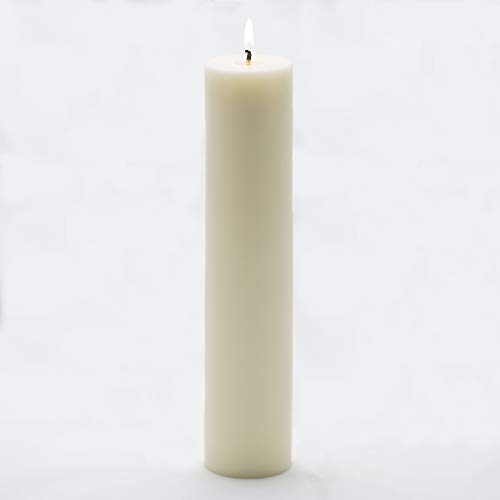 Set of 10 Richland Light Ivory Pillar Candles