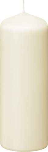Ivory Pillar Candles Set of 20 - Weddings, Parties
