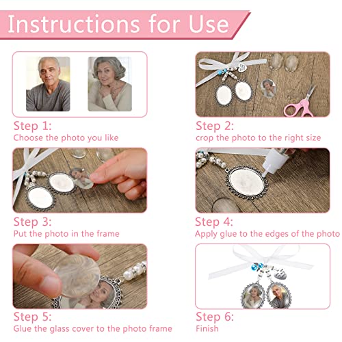 Wedding Memory Bouquet Charms for Bridal Party