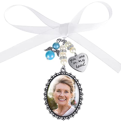 Wedding Bouquet Photo Charms for Bridal Memory