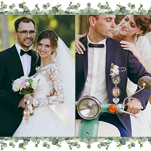 Wedding Bouquet Photo Charms DIY Kit - Set of 2