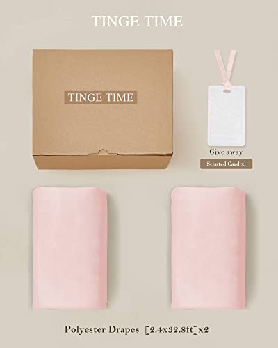 32.8Ft Sheer Wedding Arch Draping Fabric, 2 Panels