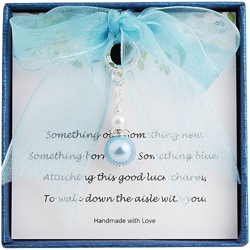 Bride-to-Be Wedding Gift: Something Blue Charm Collection