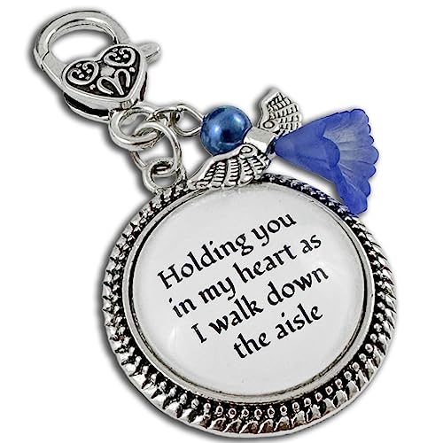 Blue Angel Bride Charm for Wedding Day Aisle Walk