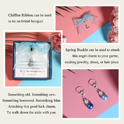 Bride-to-Be Wedding Gift: Something Blue Charm Collection