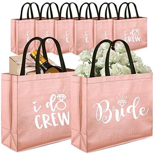 Rose Gold I Do Crew Bride Gift Bags