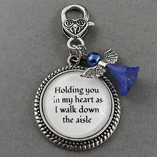 Blue Angel Bride Charm for Wedding Day Aisle Walk
