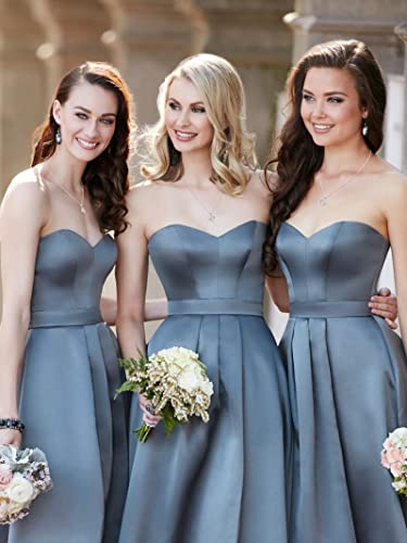 Bridesmaid Love Knot Necklaces - Set of 2-8