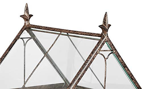 H Potter Large Glass Terrarium Succulent Planter Wardian Case for Plants