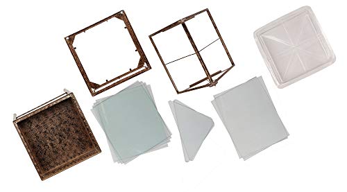 H Potter Large Glass Terrarium Succulent Planter Wardian Case for Plants