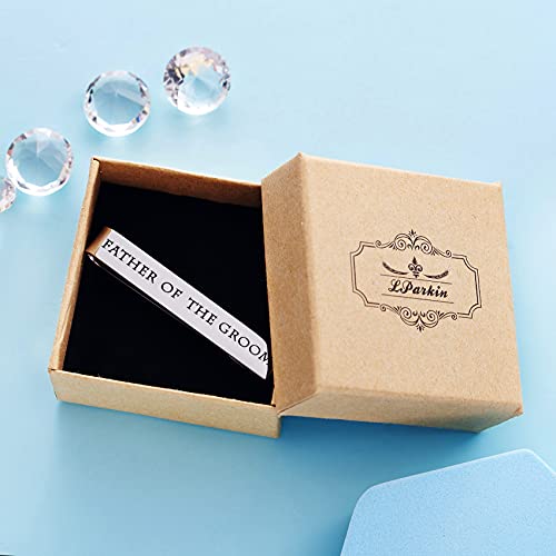 Groomsmen Tie Clips Set - Father of the Groom