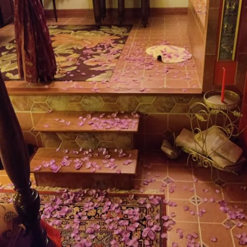 Artificial Lavender & Purple Rose Petals Wedding Decor - 1000pcs