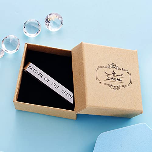 Bride's Gift: Stainless Steel Groomsmen Tie Clips