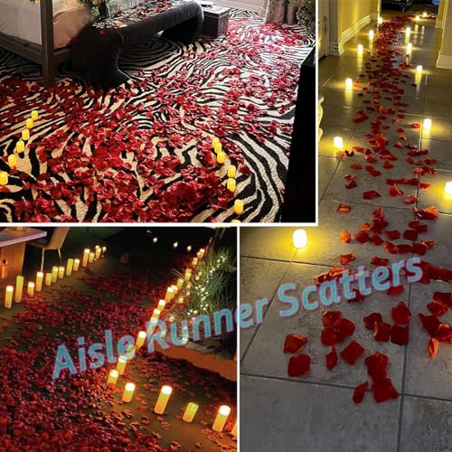 Artificial Lavender & Purple Rose Petals Wedding Decor - 1000pcs
