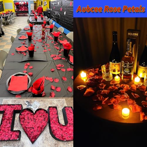 Artificial Lavender & Purple Rose Petals Wedding Decor - 1000pcs